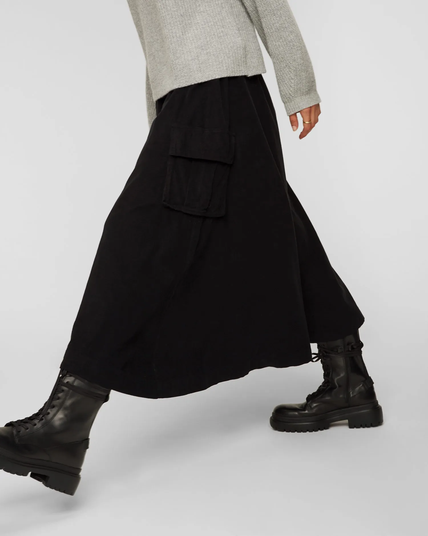 Corduroy culotte trousers Deha d93467-10009