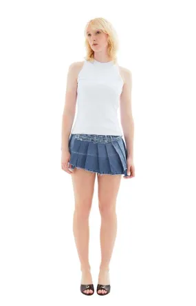 Corsage Tank Top - White