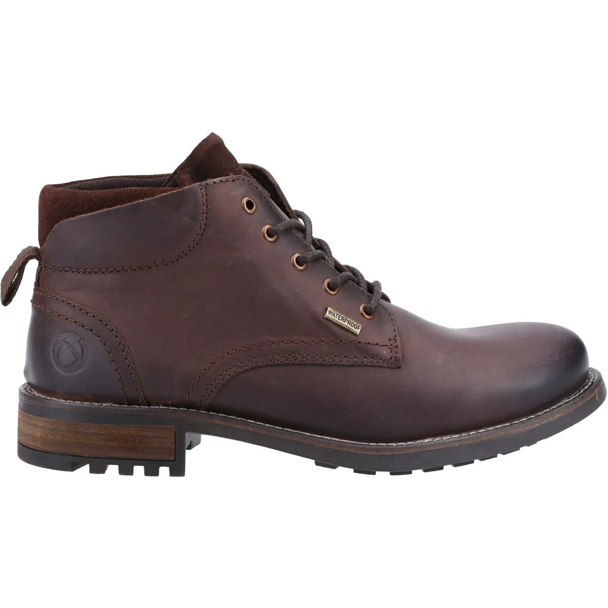 Cotswold Woodmancote Lace Up Work Boots Brown