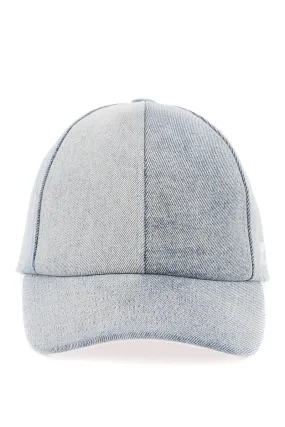 Courreges    Courreges Denim Baseball Cap With Adjustable