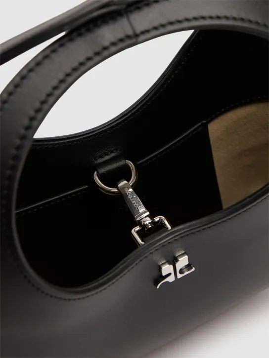Courreges   Mini Holy leather top handle bag 