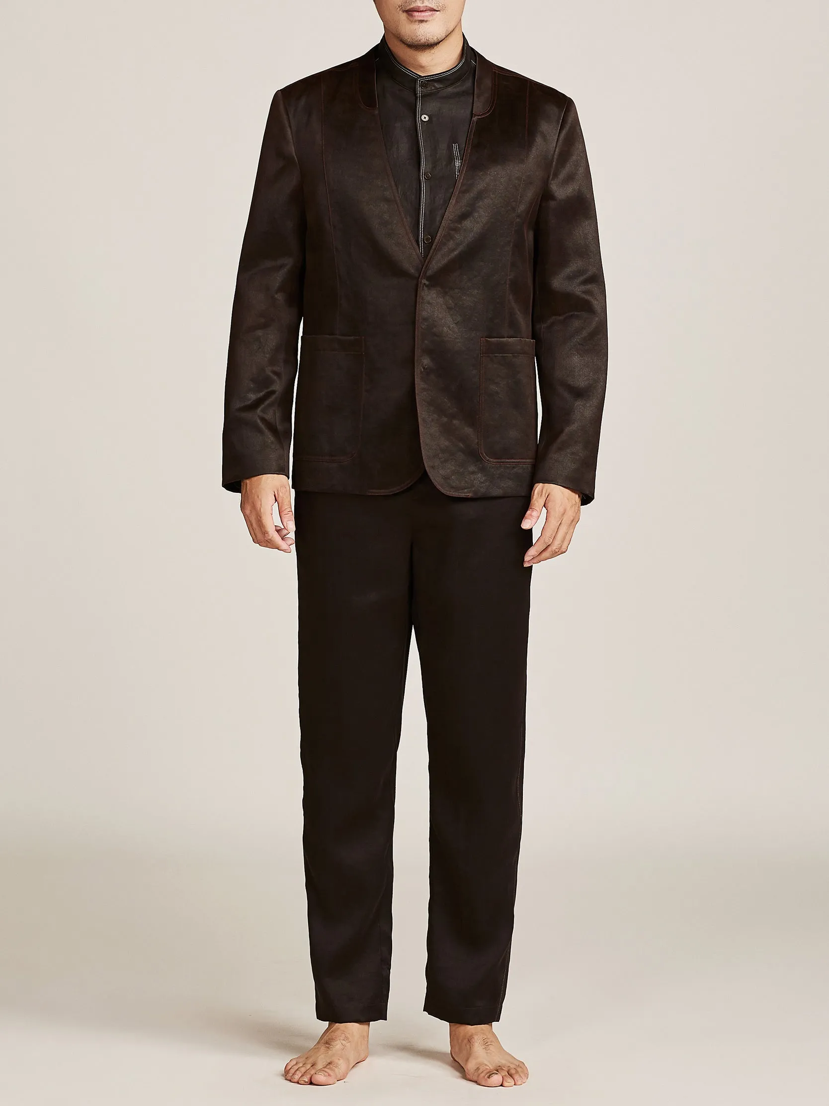Crepe Satin Trousers