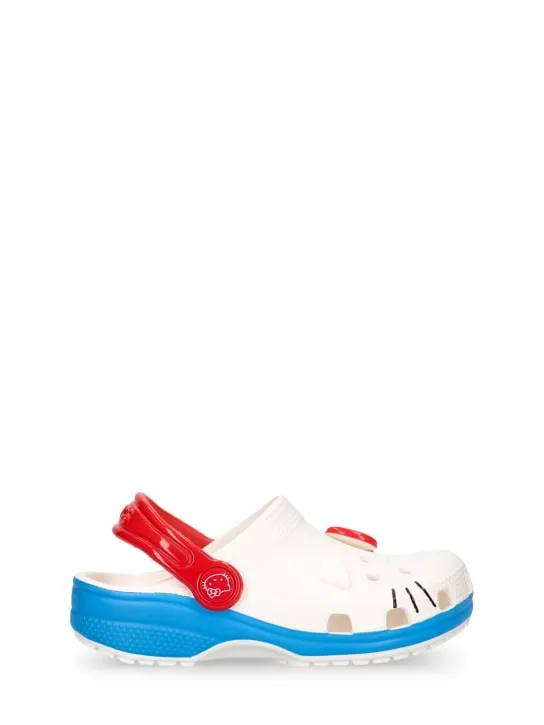 Crocs   Hello Kitty print rubber crocs 