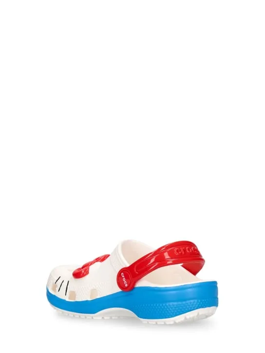 Crocs   Hello Kitty print rubber crocs 