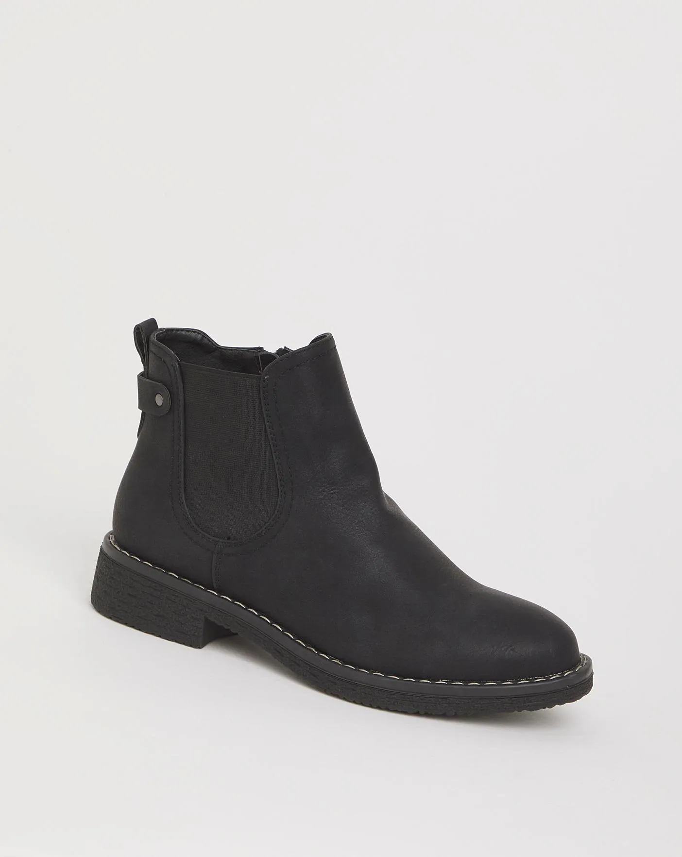 Cushion Walk Chelsea Boot Crepe Sole Wide E Fit