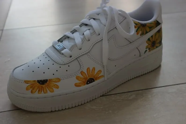 Custom Nike Air Force 1 X Sunflower
