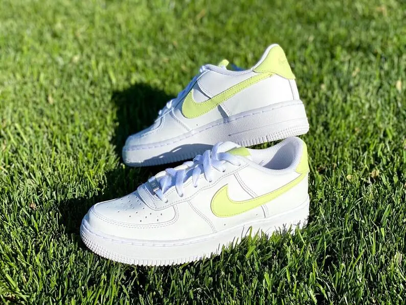 Custom Sage Nike Air Force Ones
