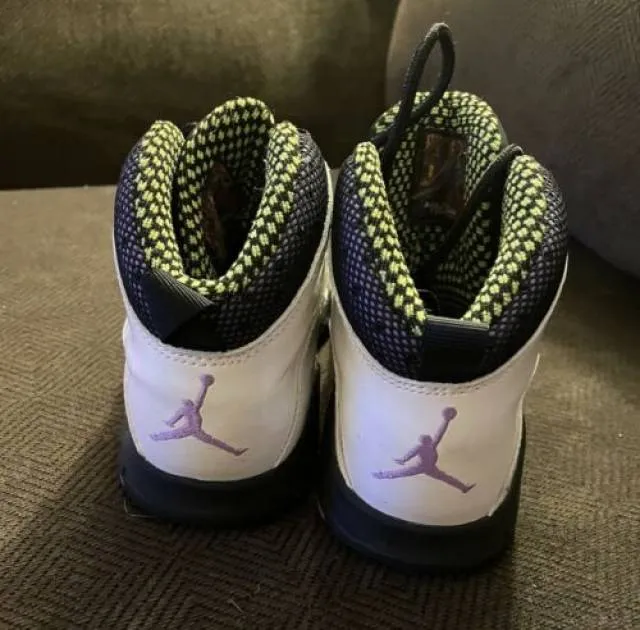 Cute Nike Jordan Retro 10 Style 487212-120 Girls 2Y Nice...