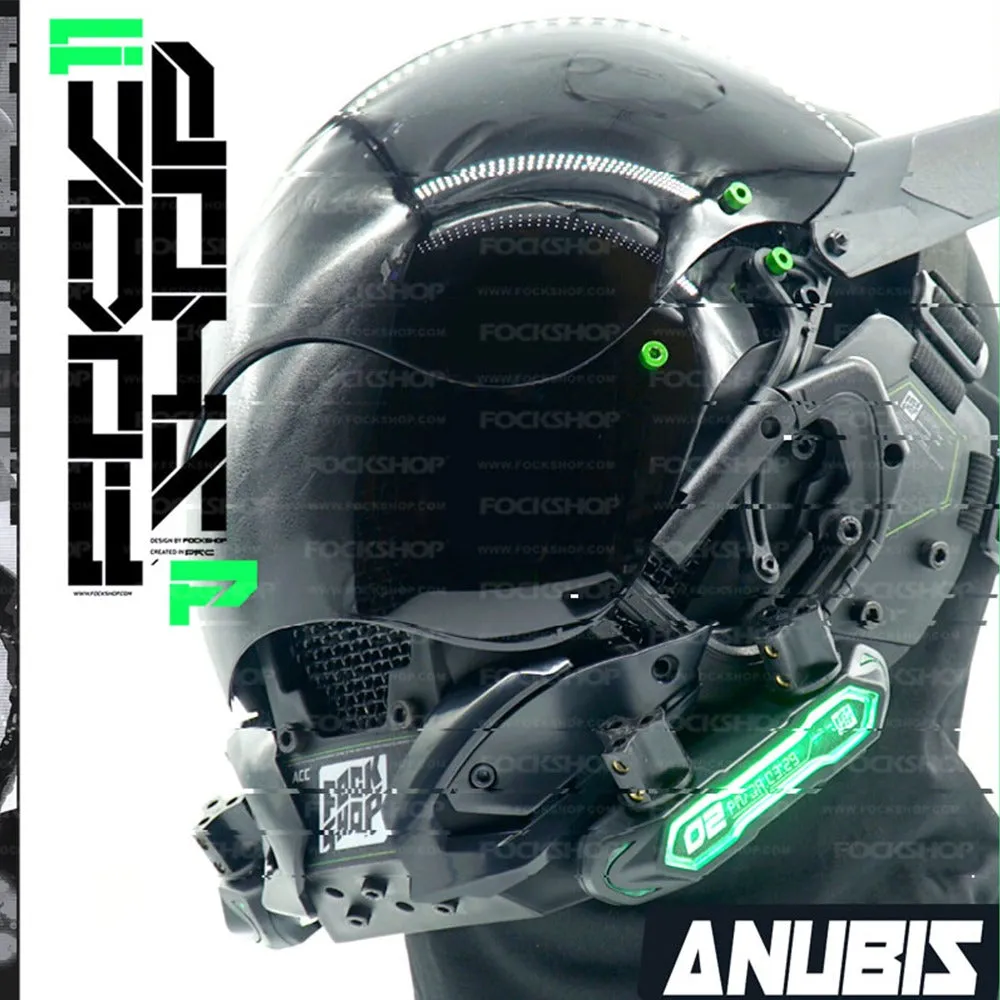 Cyberpunk Helmet Led
