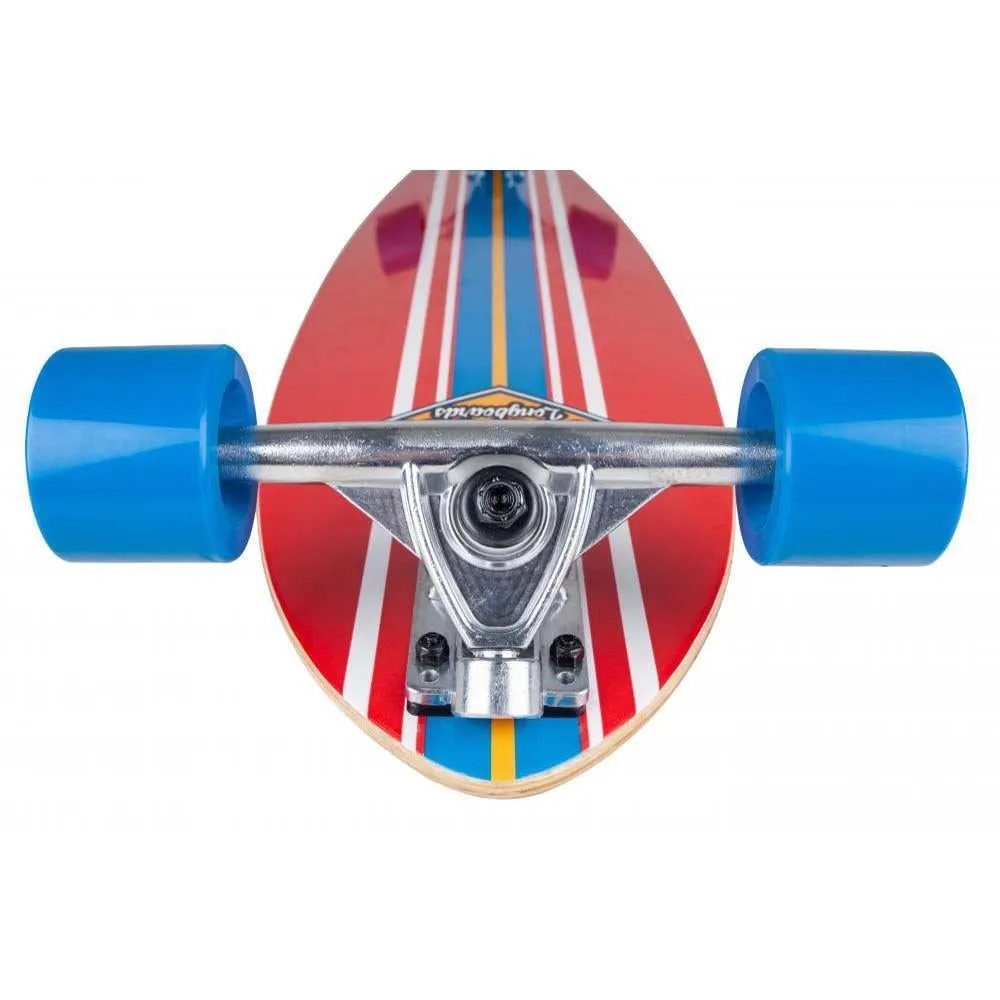 D Street Skateboard Pintail Ocean Red 35 Inch