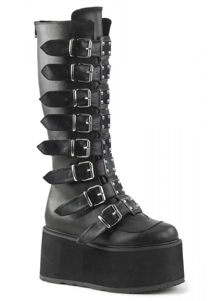 Damned 318 Knee High Platform Boot
