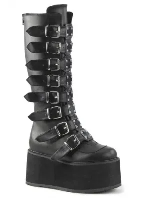 Damned 318 Knee High Platform Boot