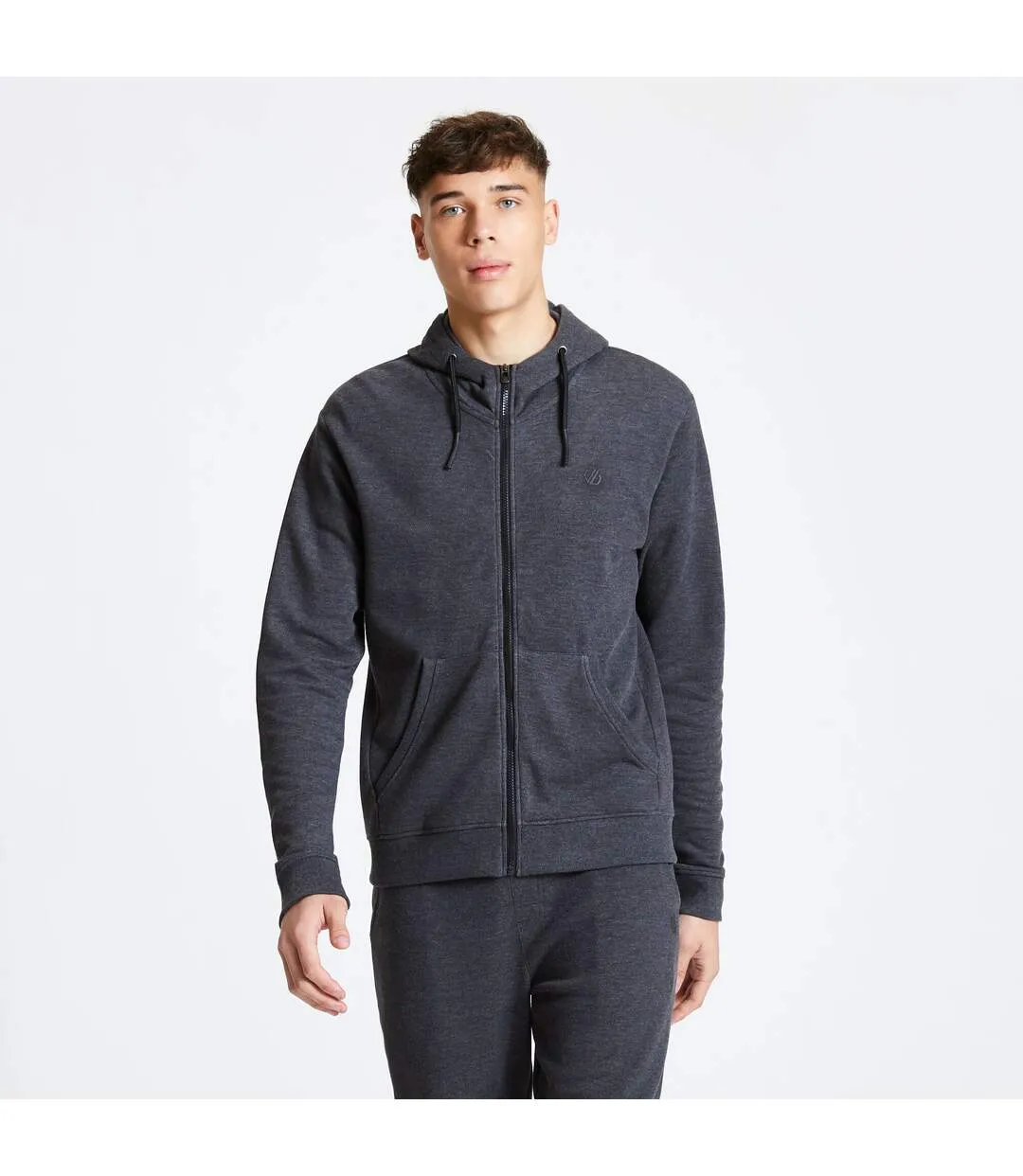 Dare 2B Mens Modulus Full Zip Hoodie (Charcoal Gray) - UTRG5043