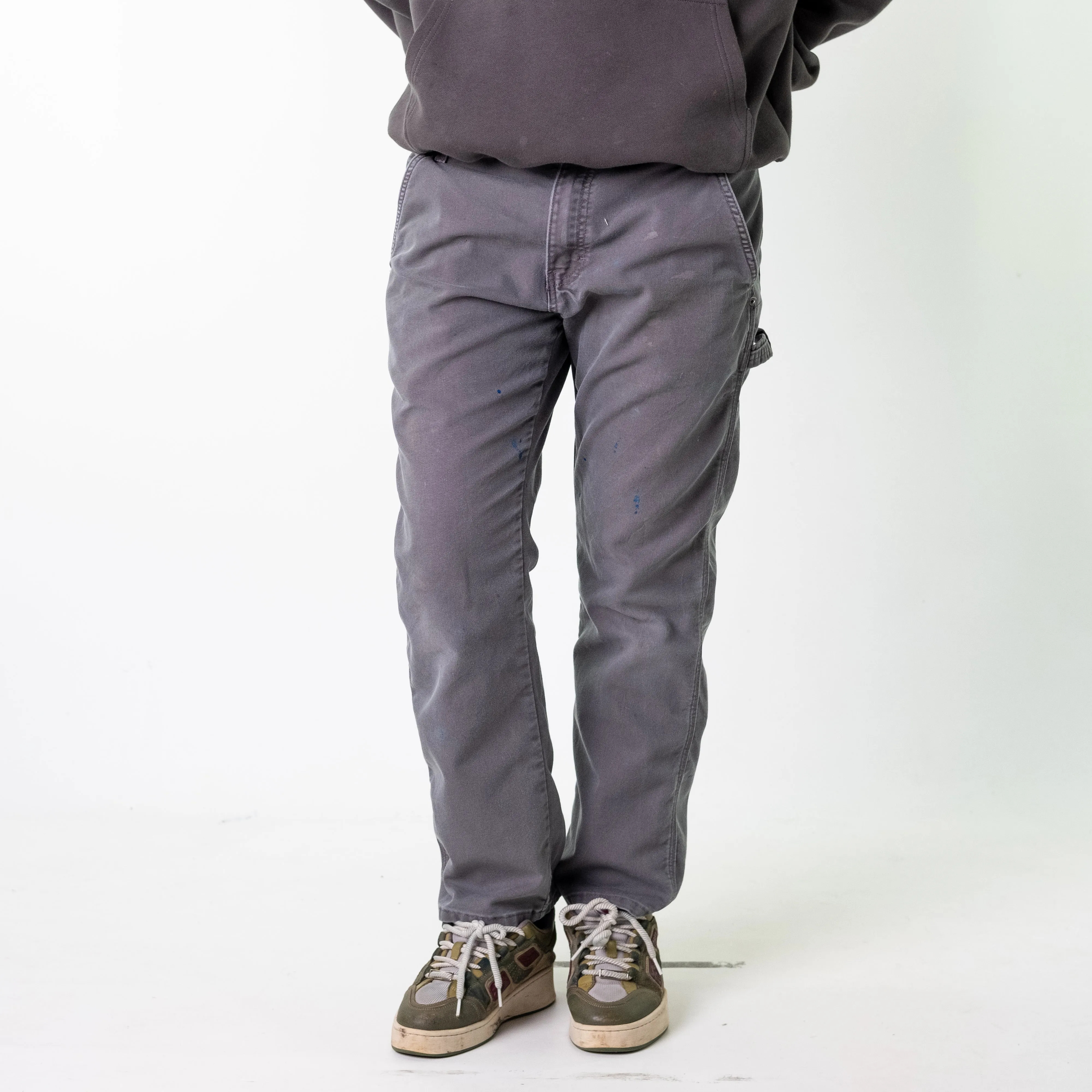 Dark Grey 90s Dickies  Cargo Skater Trousers Pants Jeans (34x30)