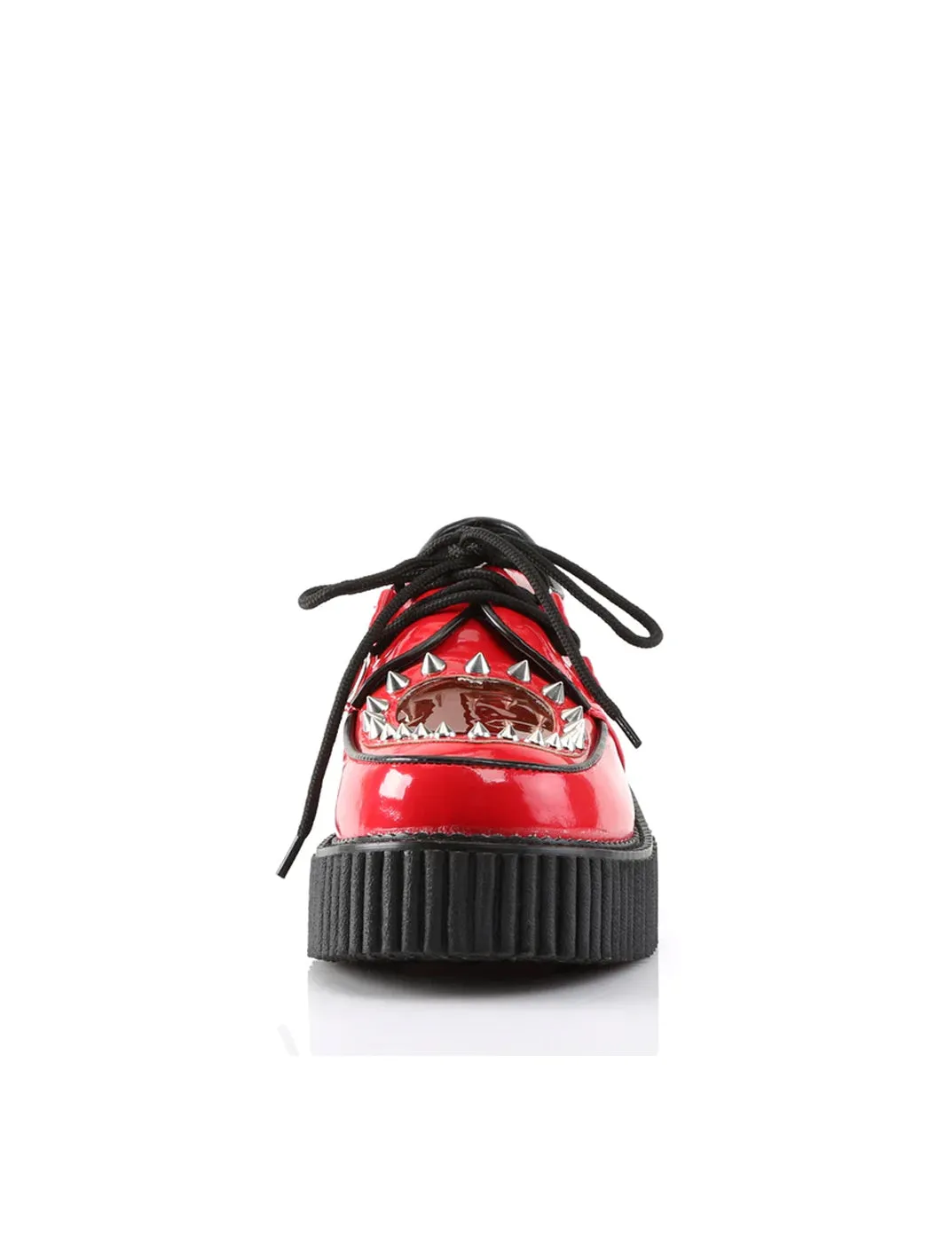 DEMONIA CREEPER-108 - RED PATENT  PRE ORDER 