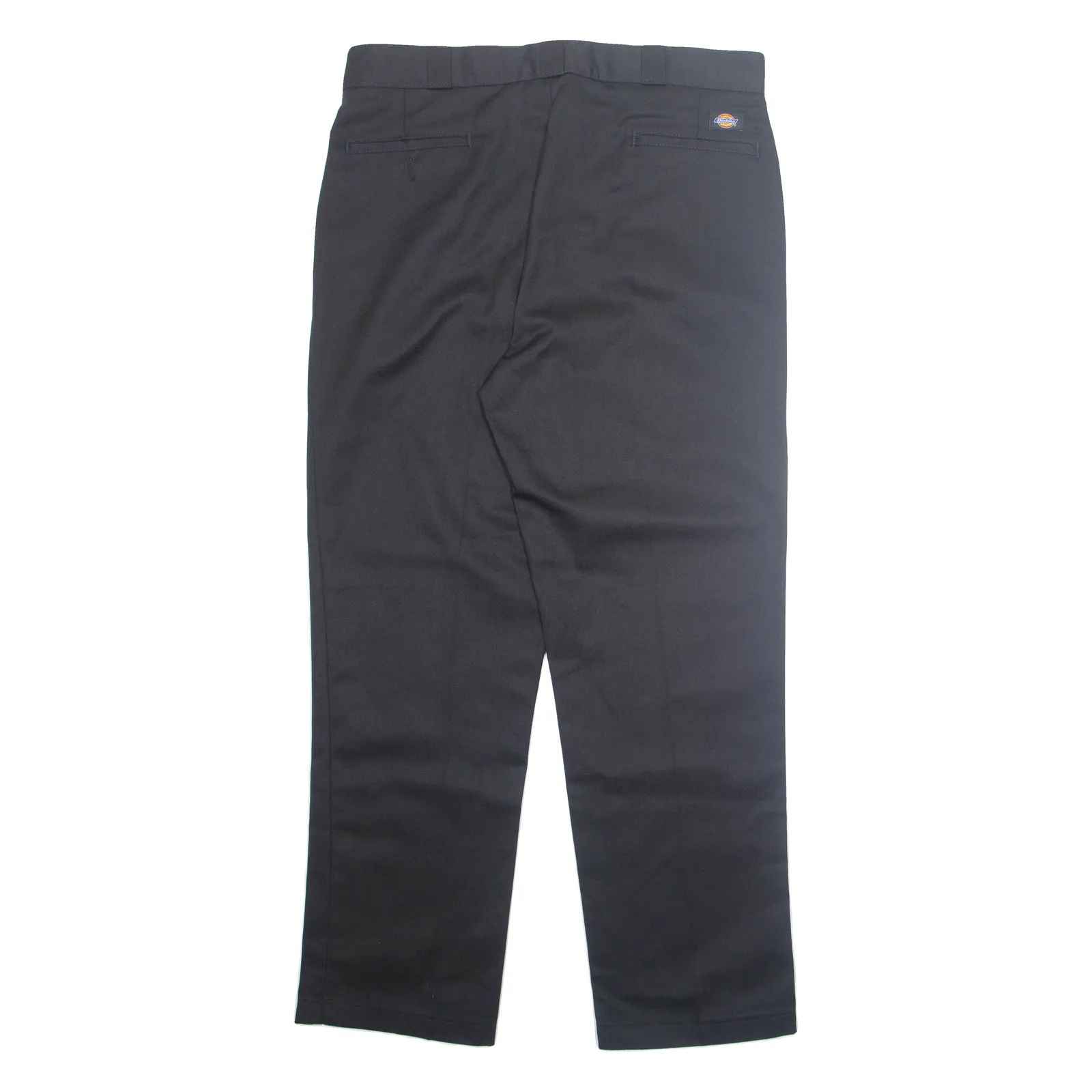 DICKIES Chino Mens Trousers Black Relaxed Straight W38 L32