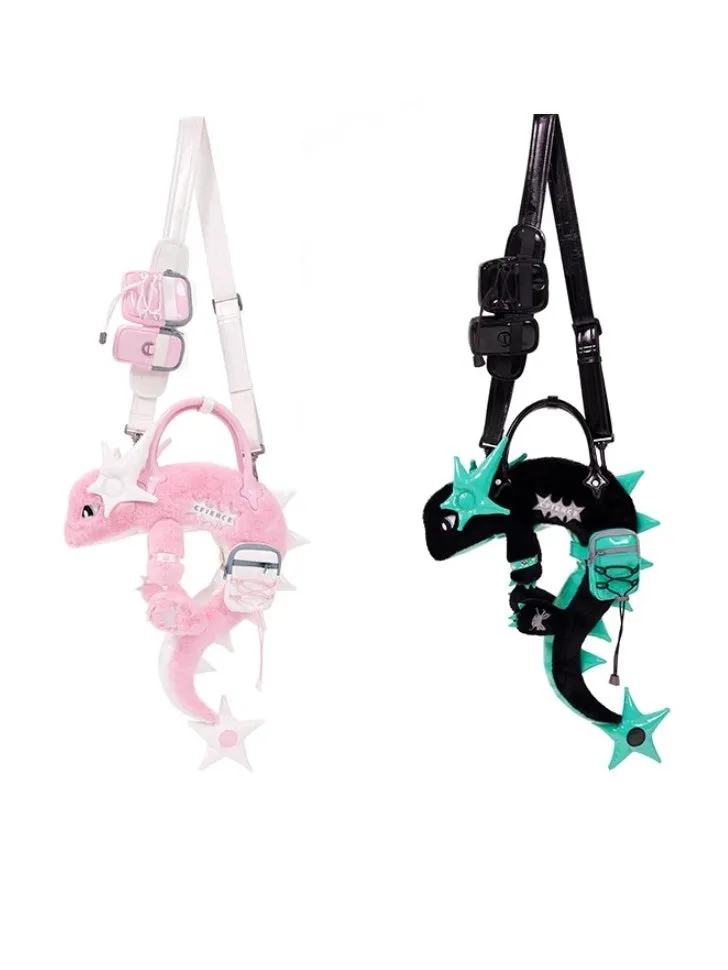 Digital Dragon Design Shoulder Bag