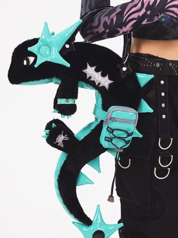 Digital Dragon Design Shoulder Bag