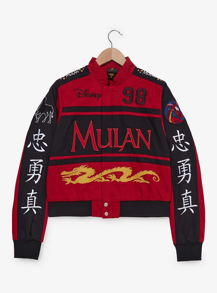 Disney Mulan Mushu Women's Cropped Moto Jacket — BoxLunch Exclusive