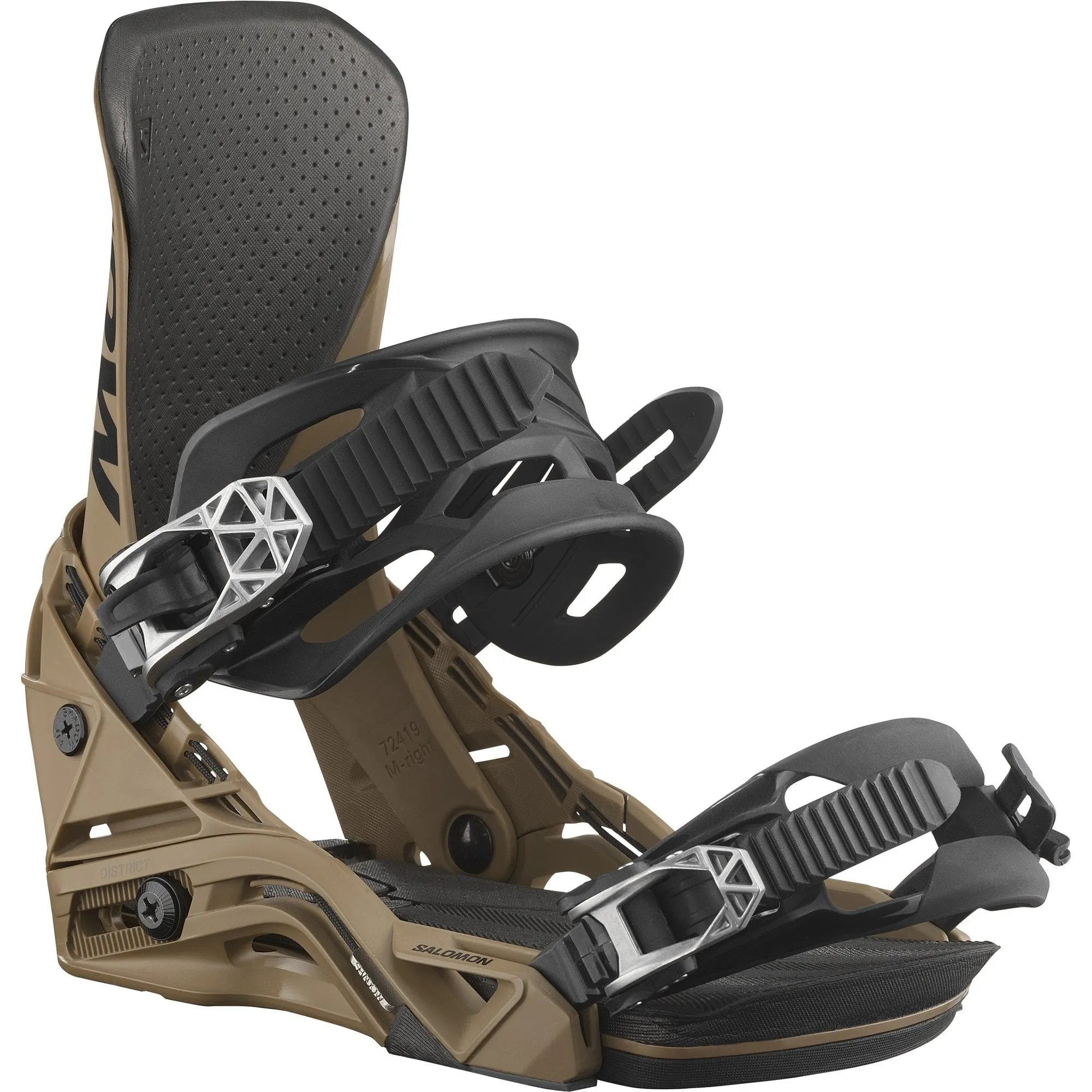 District Snowboard Bindings Brown - 2025