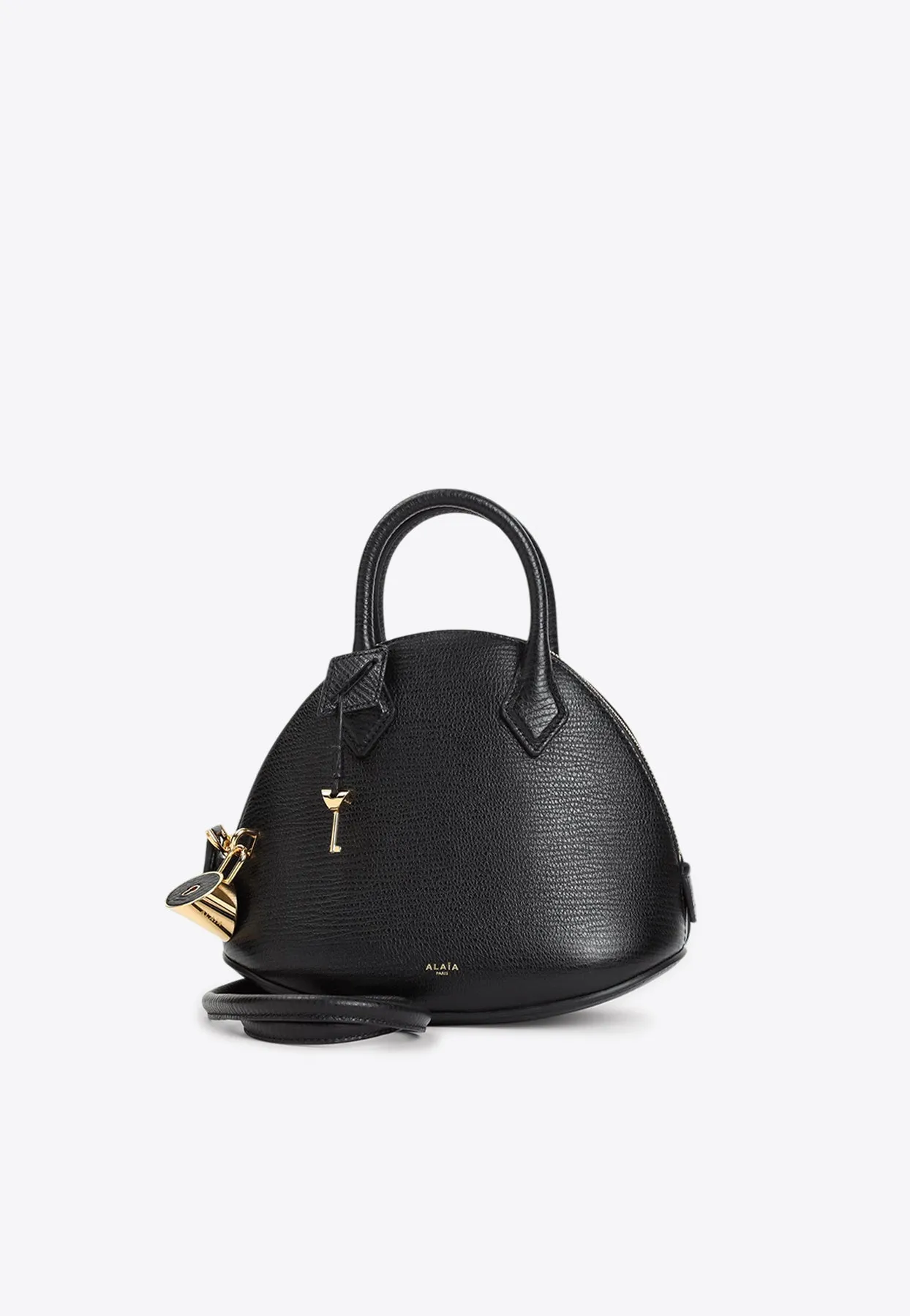 Dome 25 Leather Top Handle Bag