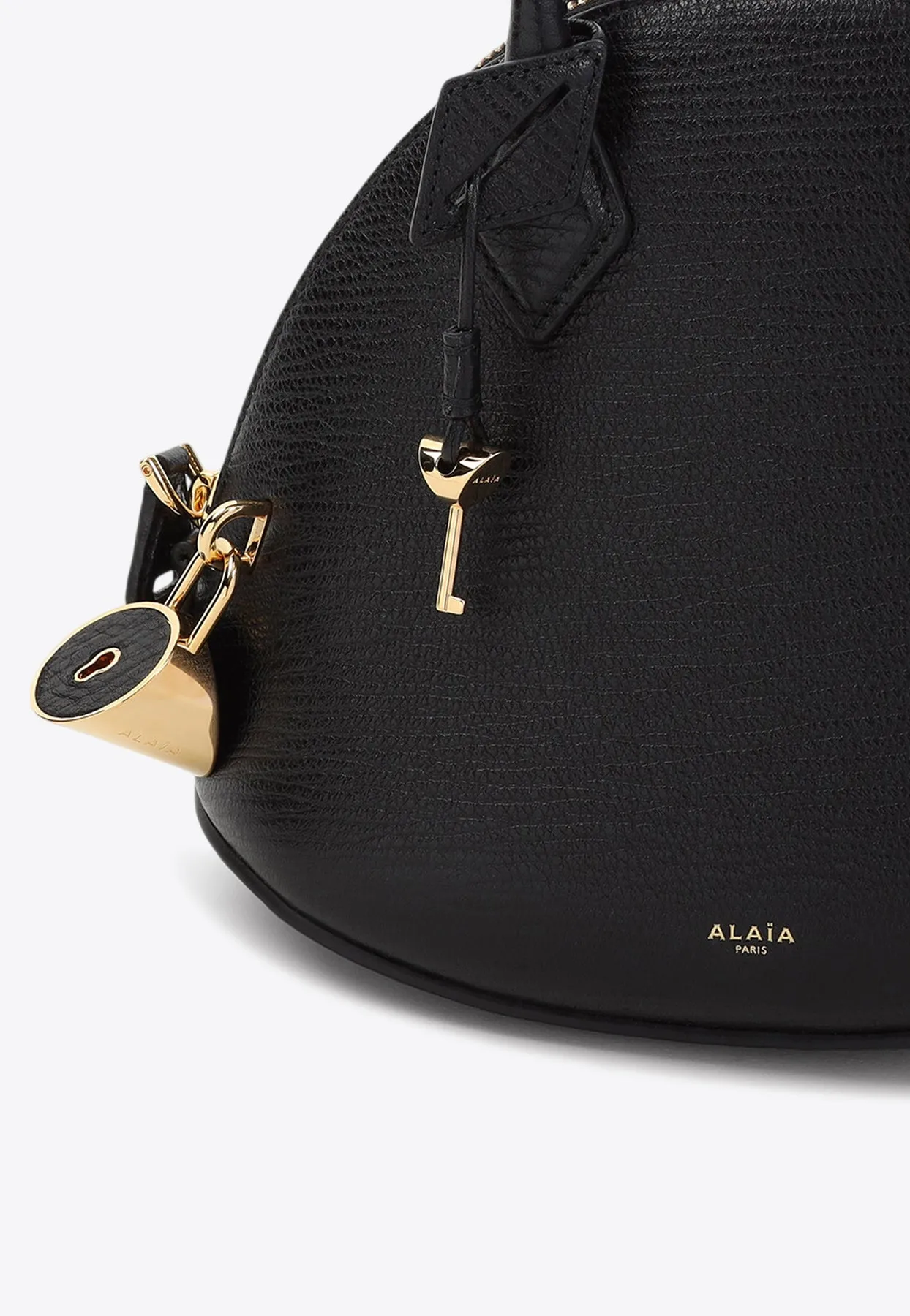 Dome 25 Leather Top Handle Bag
