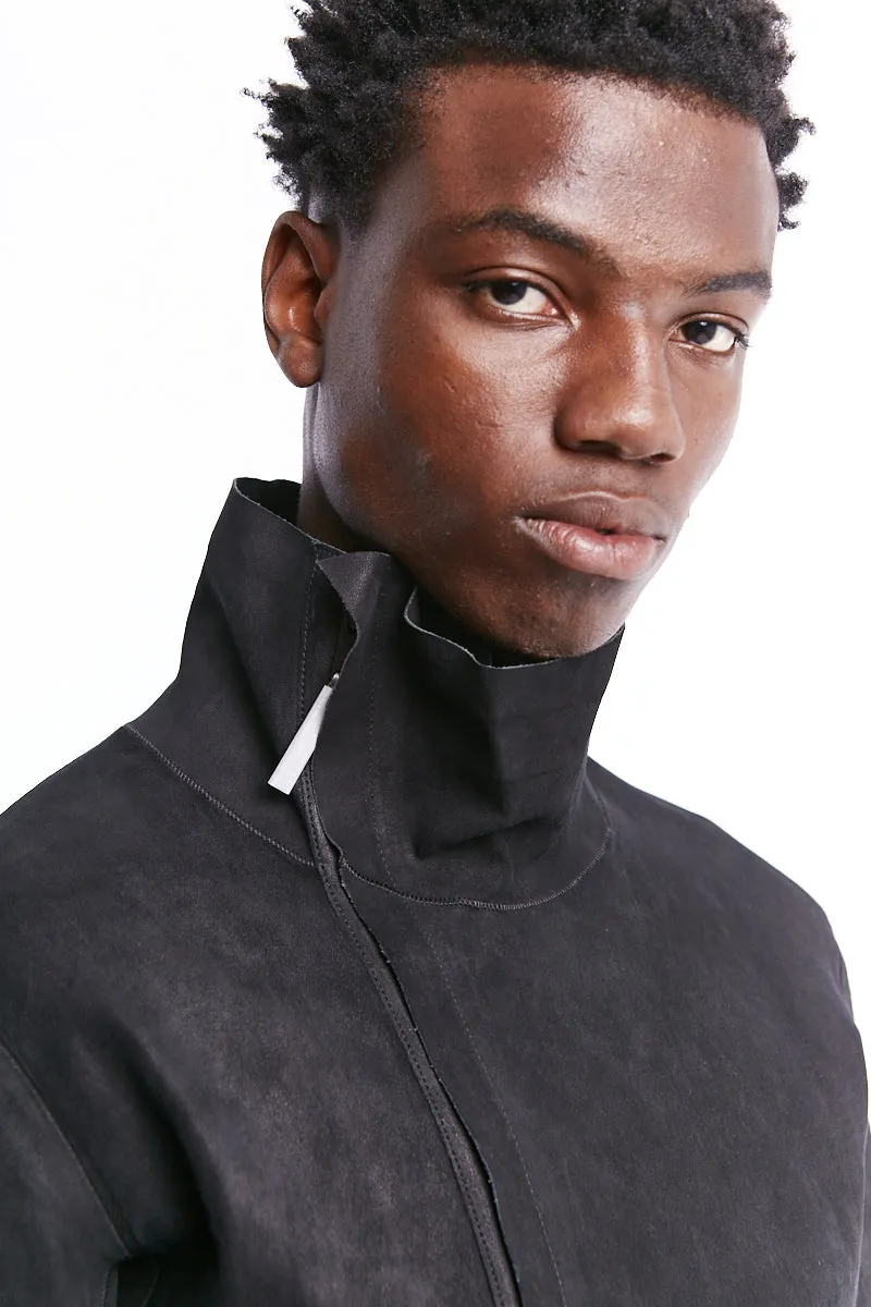 DORSAL STRETCH LEATHER JACKET