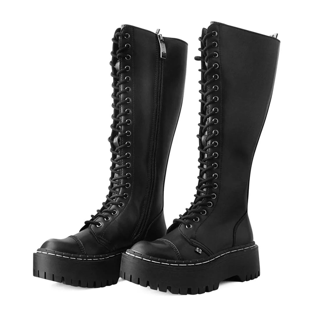 Double Decker 20-Eye Boot Black TUKskin™