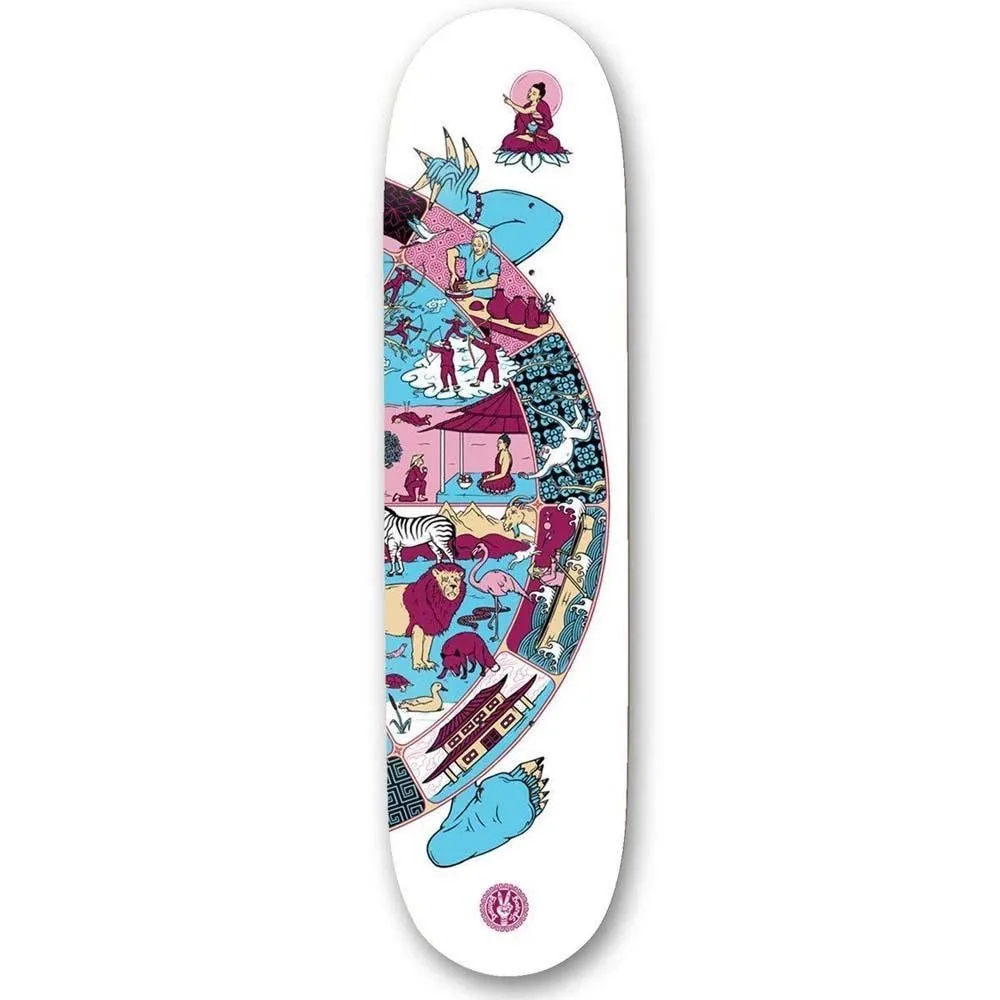 Drawing Boards LTD Edition Wheel of Life Full Set of 3 Skateboard Decks 8.25