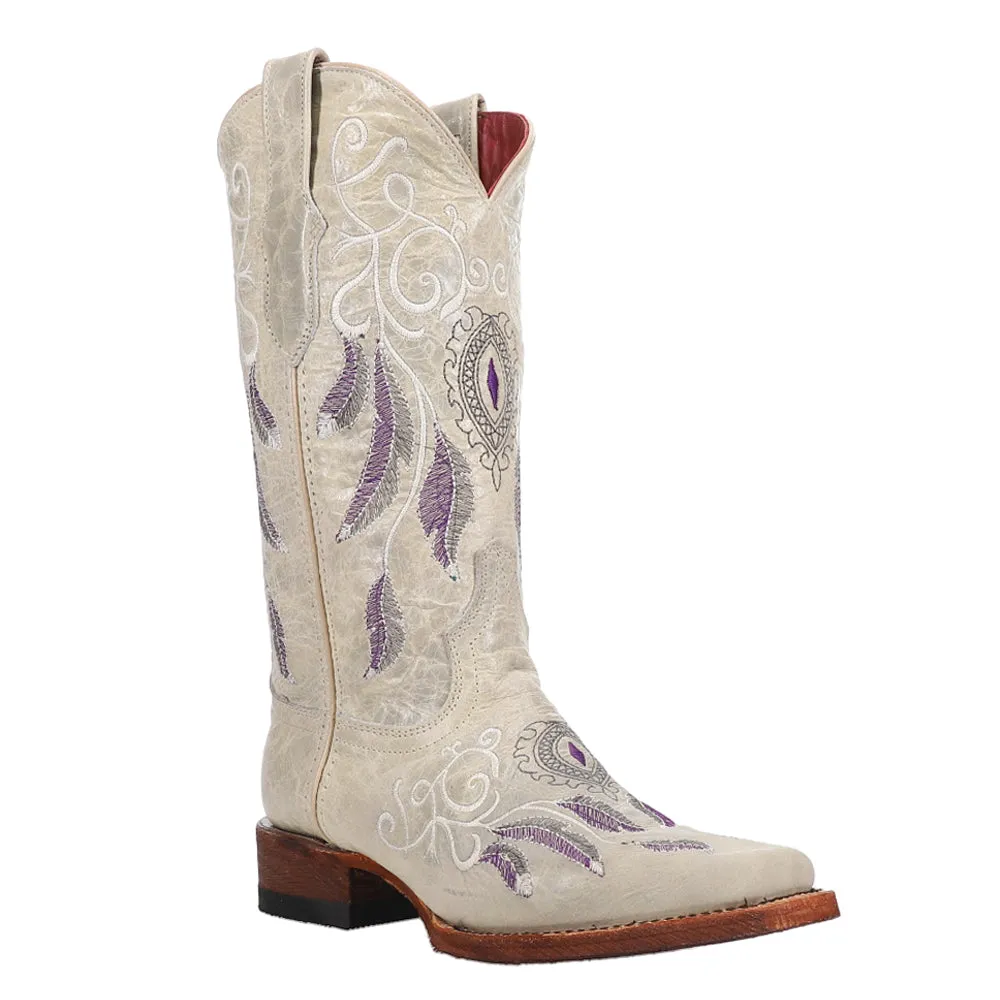Dreamer Embroidered Square Toe Cowboy Boots
