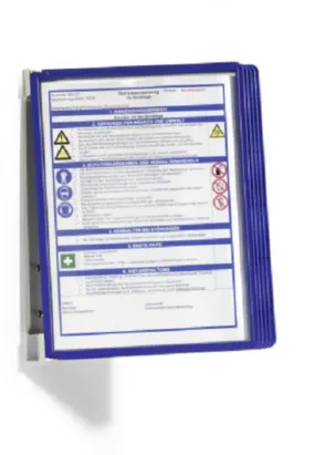 Durable Blue Presentation Folder