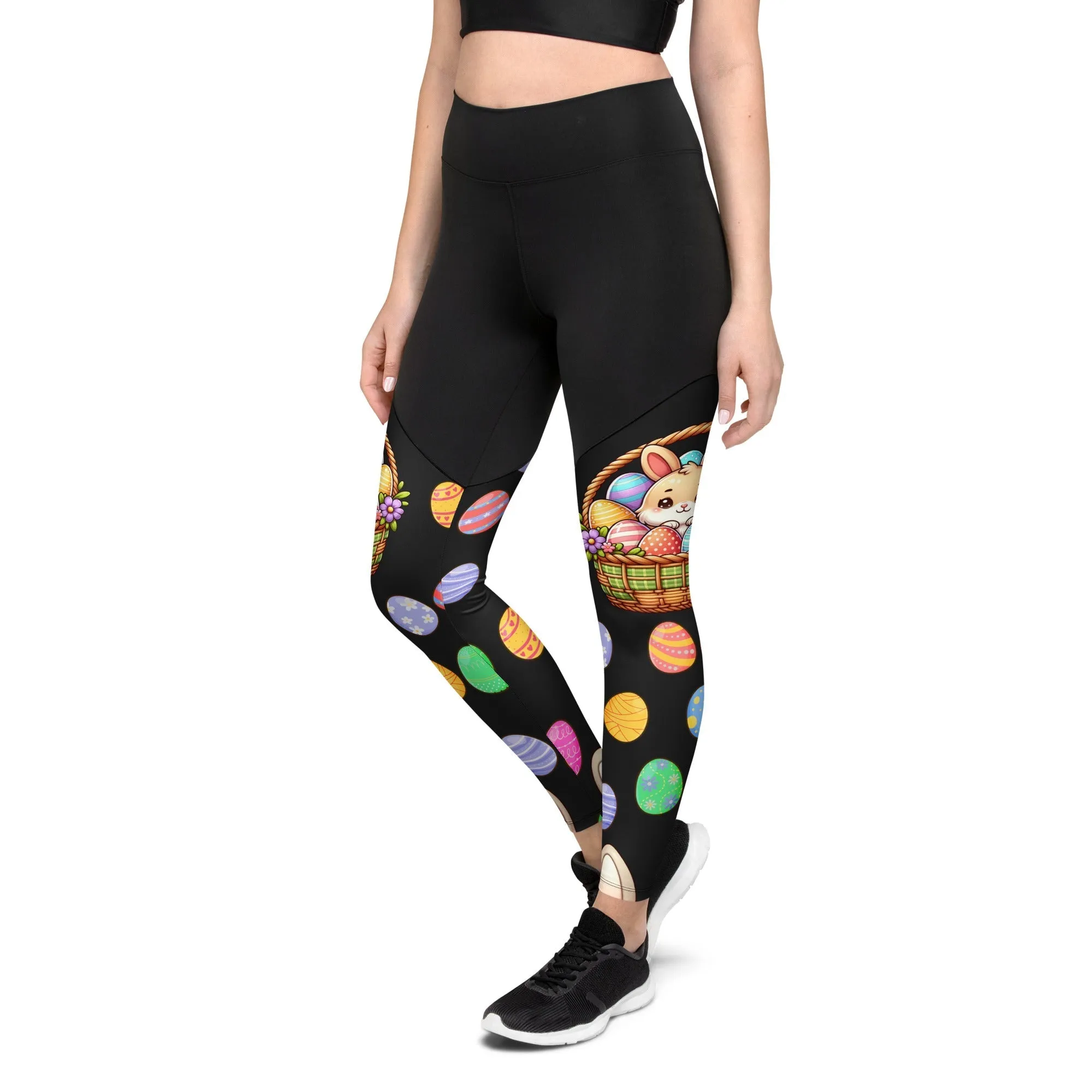Easter Basket Compression Leggings