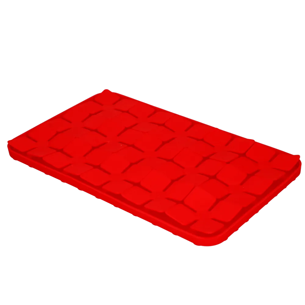 Eat Slow Live Longer Lick Mat Dimensions Flower Red