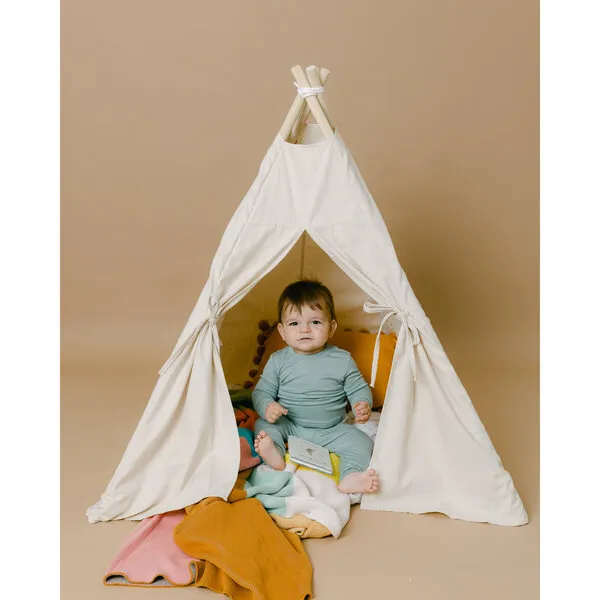 E&E Andrew Itty Bitty Play Tent, Natural