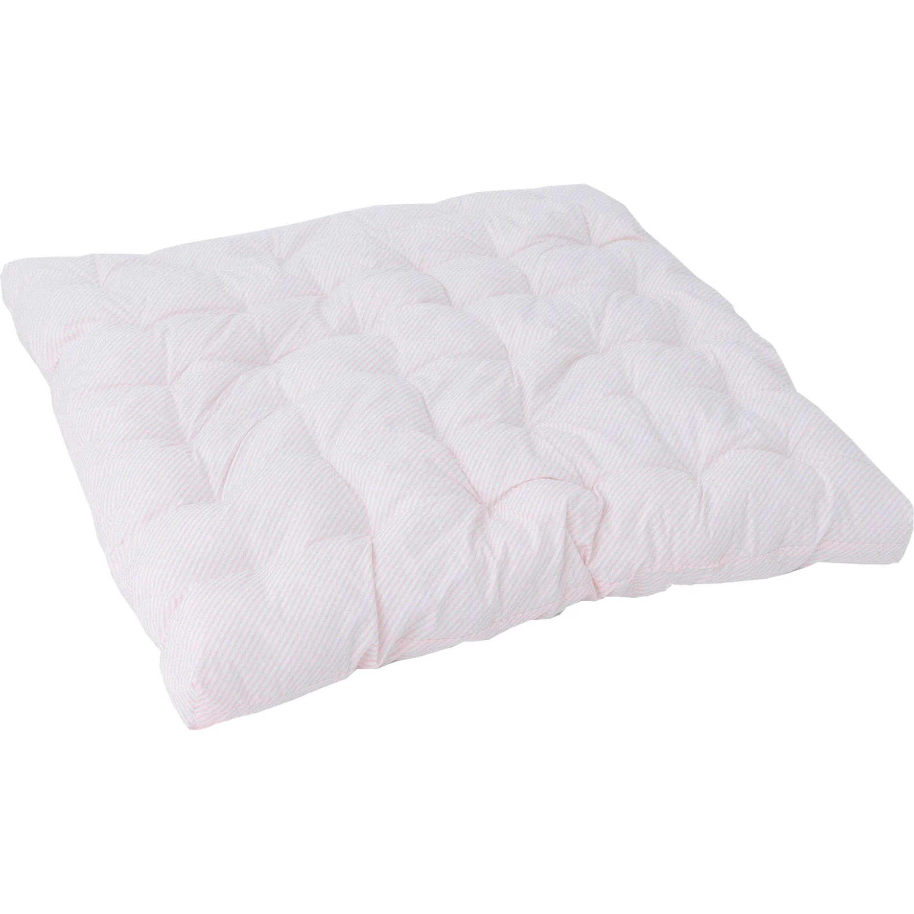E&E Padded Play Mattress, Blush Stripe