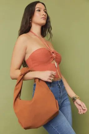 Elizabeth Slouchy Knotted Hobo Bag