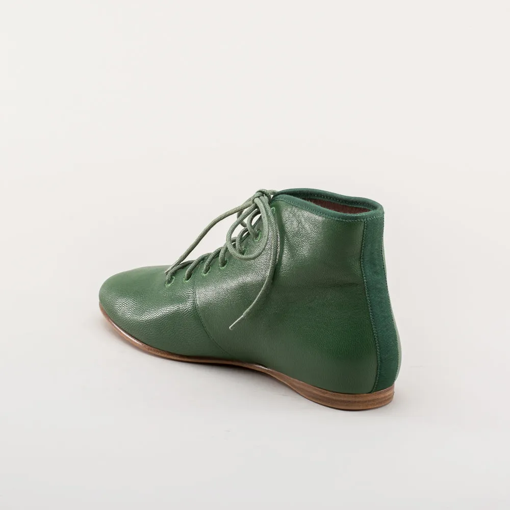 Emma Women's Regency Leather Boots (Green)