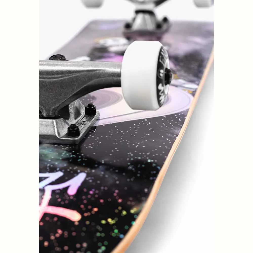 Enuff Skully Hologram Factory Complete Skateboard Black 7.75