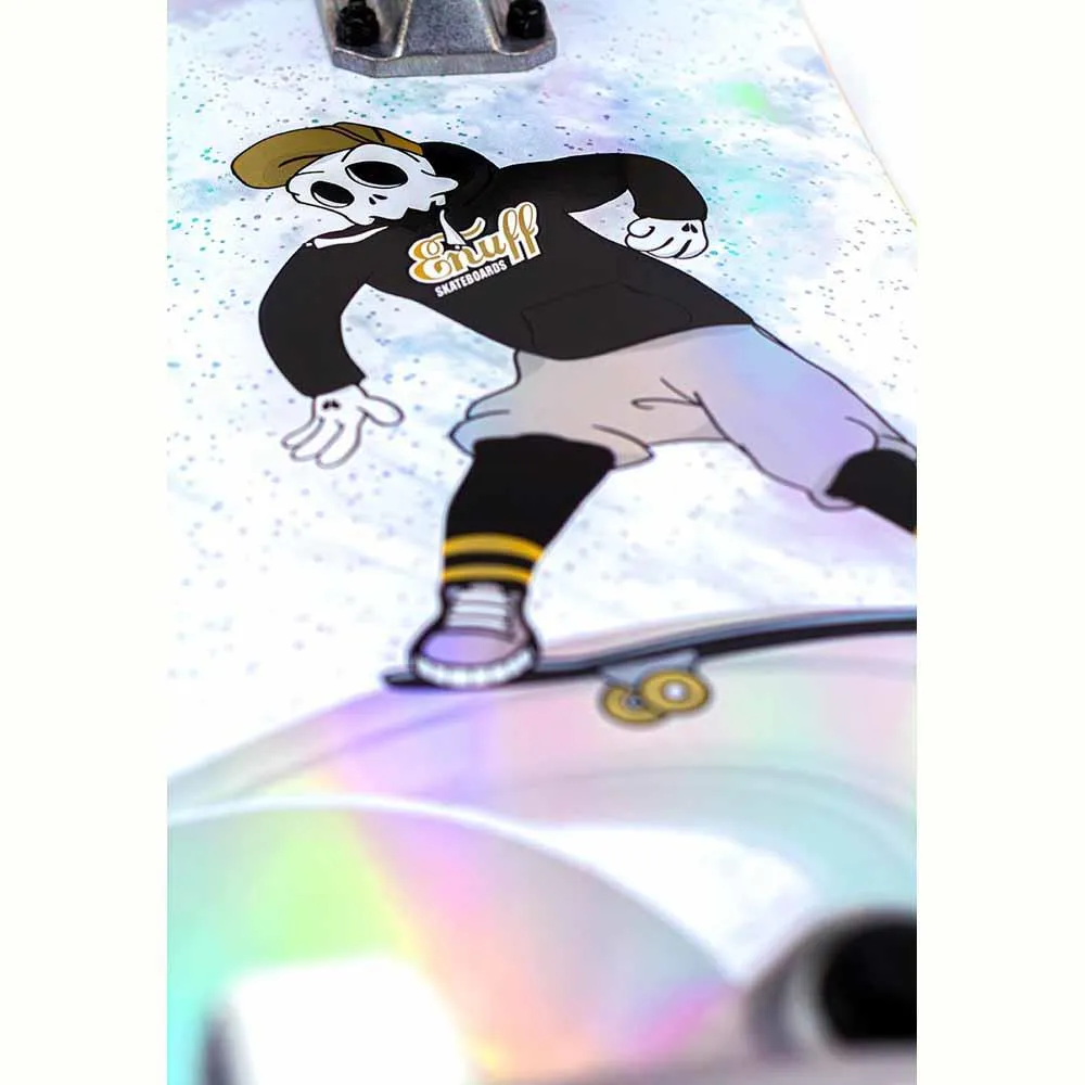 Enuff Skully Hologram Factory Complete Skateboard White 7.75