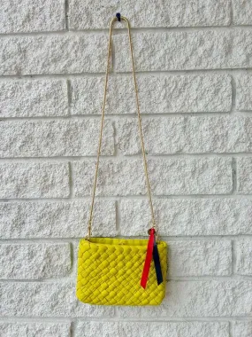 Estelle Bag - Chartreuse Puffy Woven