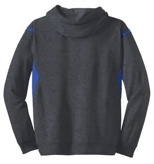 F246 Sport-Tek® Tech Fleece Colorblock Hooded Sweatshirt.