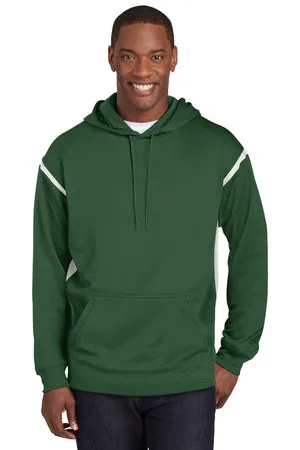 F246 Sport-Tek® Tech Fleece Colorblock Hooded Sweatshirt.