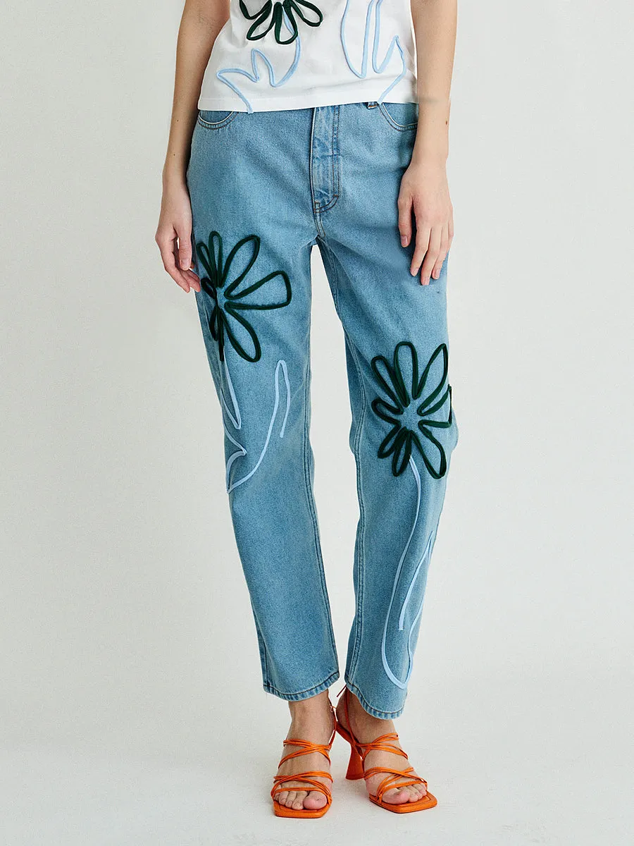 Fauna Patterned Jeans