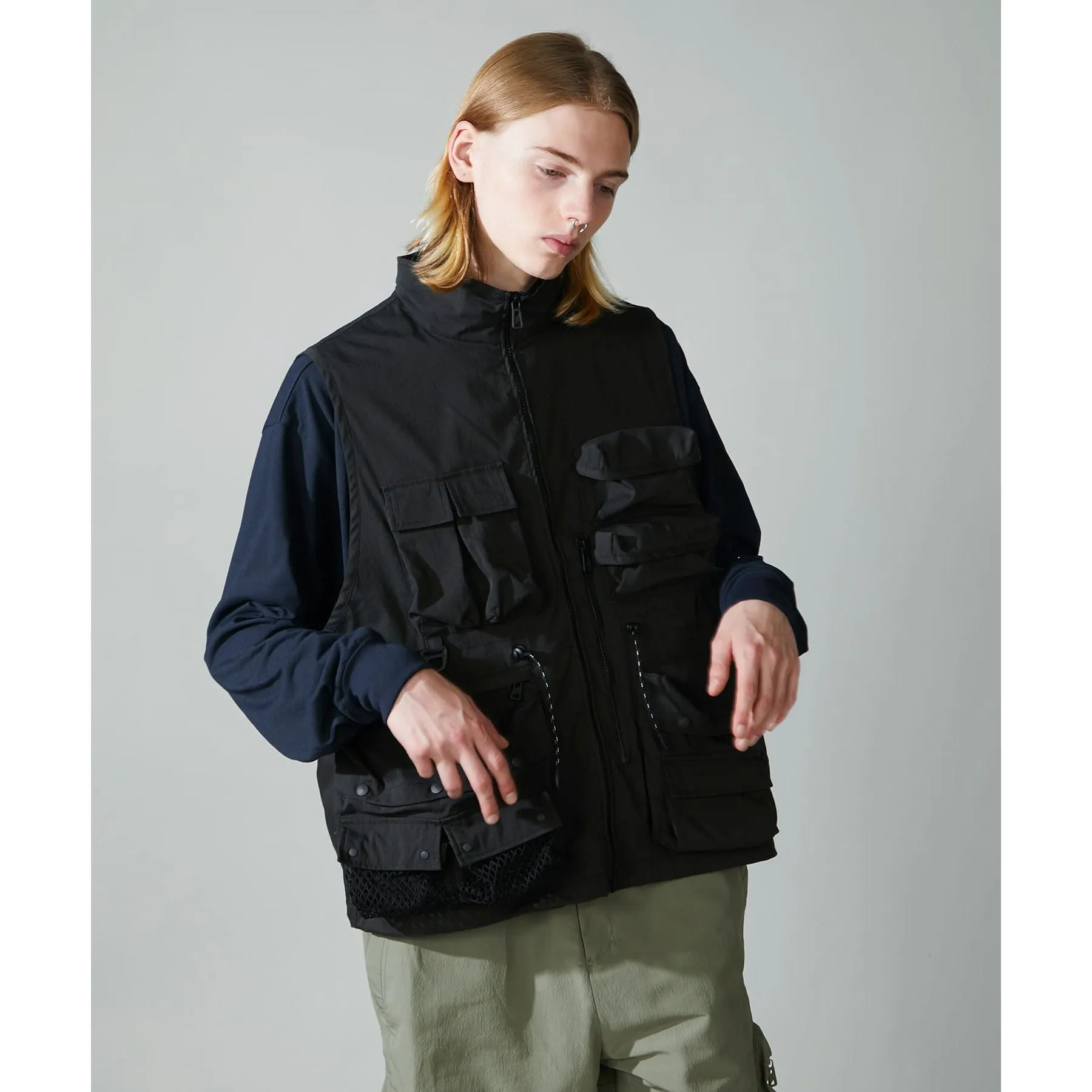 F/CE Men Flame Resistant Utility Vest Black