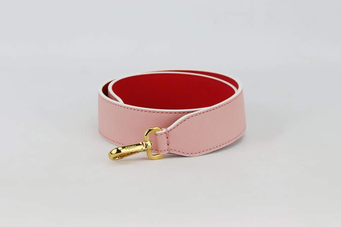 FENDI TWO TONE LEATHER BAG STRAP