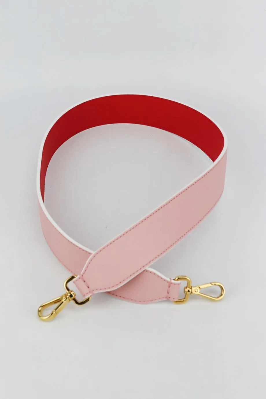 FENDI TWO TONE LEATHER BAG STRAP