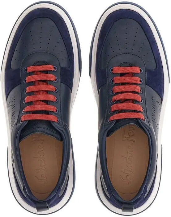 Ferragamo Gancini low-top sneakers Blue