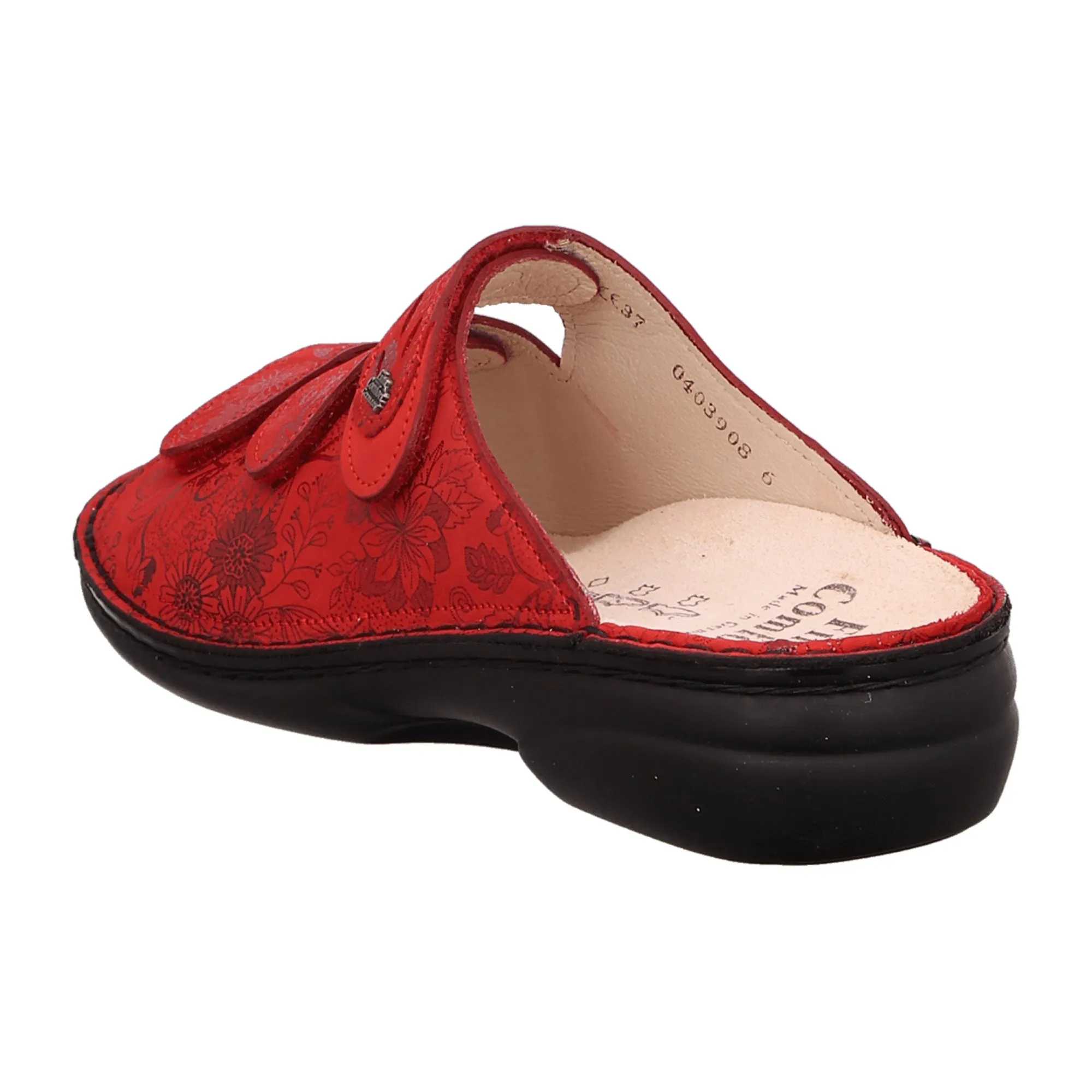Finn Comfort Kos Women's Red Sandals - Stylish & Comfortable