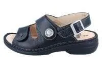 Finn Comfort Womens Isera Sandals - Nappaseda/Stretch Schwarz