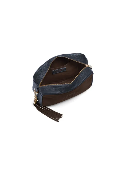 Finsbury       40% Off   |   Save £100  chocolate & navy Crossbody Bag